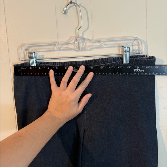 Eileen Fisher Pull On Elastic Waist Denim Jeans Size Petite M - Picture 8 of 10